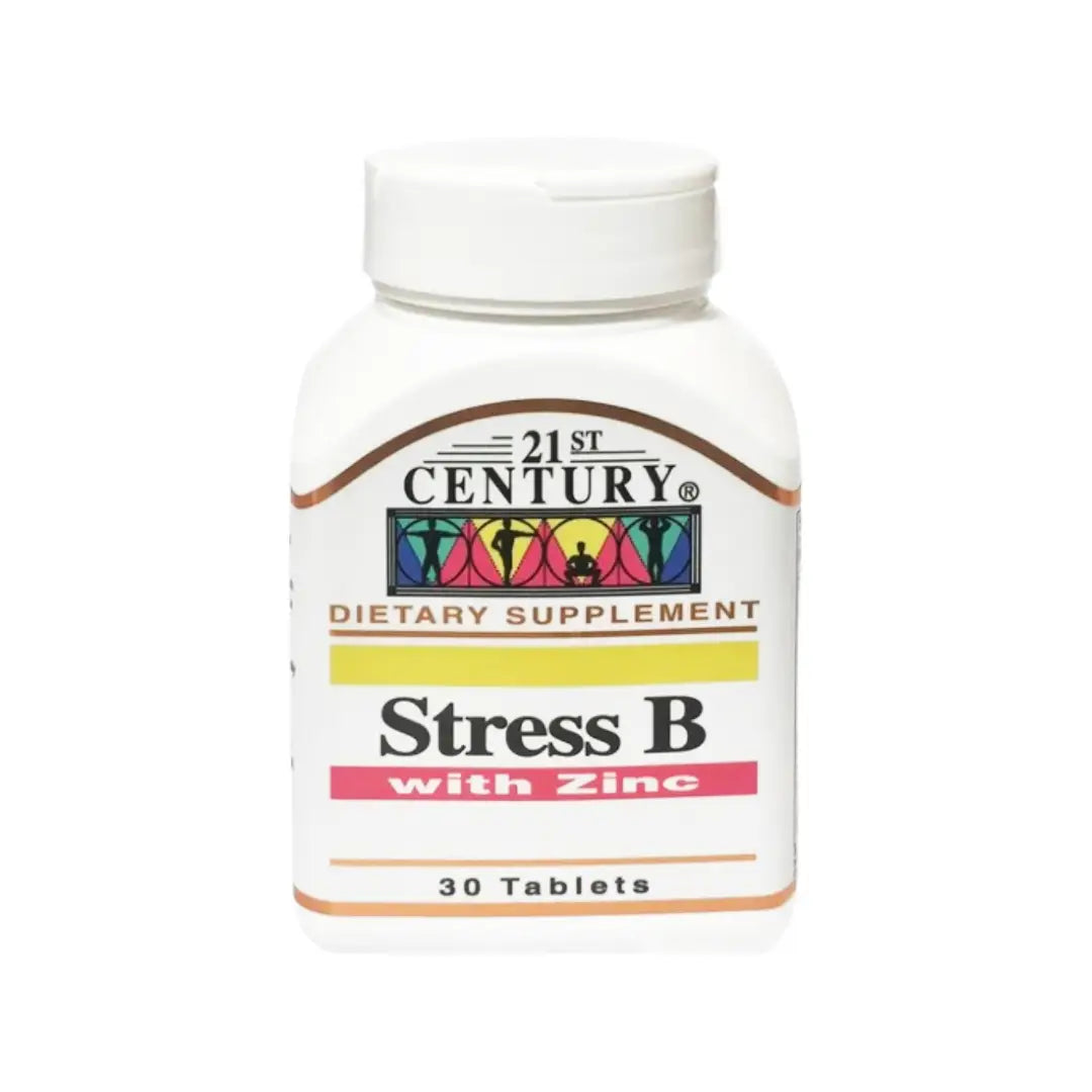 21st Century Stress B with Zinc Tablets 30s