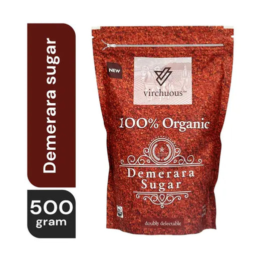 Virchuous Organic Demerara Sugar 500g