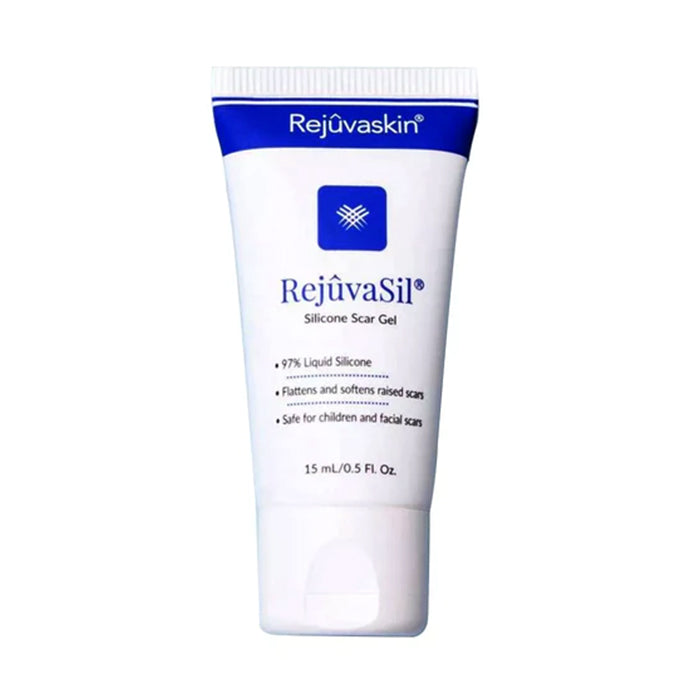 Rejuvaskin RejuvaSil Silicone Scar Gel – Discreetly Improve the Appearance of Your Scars - 15 mL