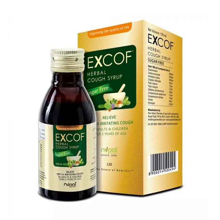 Nupal Excof Herbal Cough Syrup 120ml Med7 Online