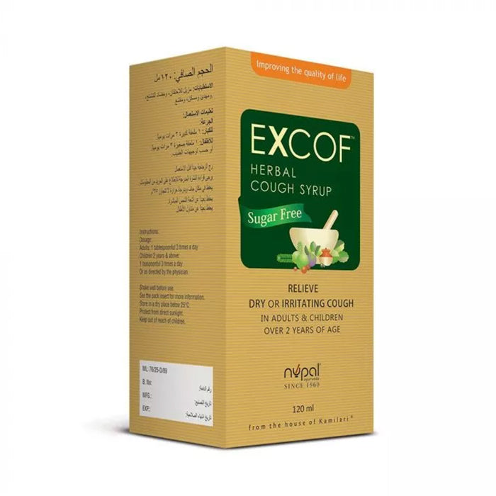 Nupal Excof Herbal Cough Syrup 120ml Med7 Online