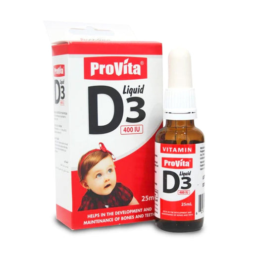 PROVITA Vitamin D3 Liquid 400IU 25mL | Immune Booster(BONES & TEETH)