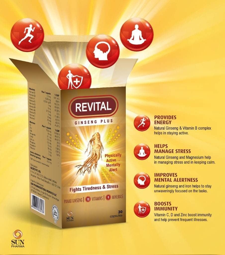 REVITAL GINSENG PLUS CAP 30s
