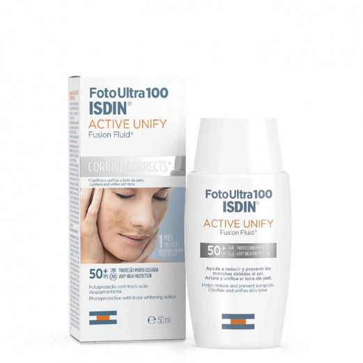 ISDIN FOTOULTRA 100 ACTIVE UNIFY FUSION FLUID SPF50+ 50ML