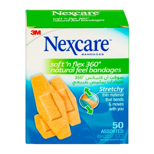 3M Nexcare Soft N Flex Natural Feel Bandage50s SF-50D
