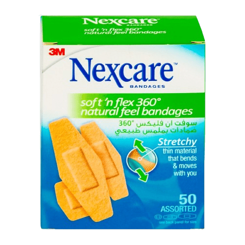 3M Nexcare Soft N Flex Natural Feel Bandage50s SF-50D