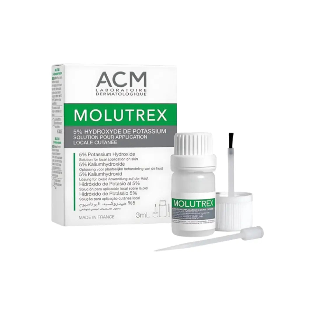 ACM Molutrex 3ml Topical skin care solution for managing and soothing minor skin imperfections