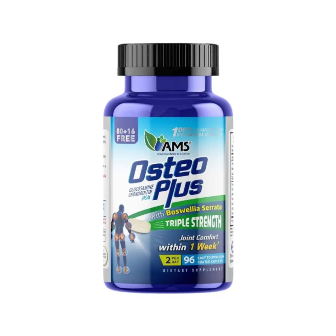 AMS Osteo Plus Triple Strength Capsules 96 – Joint & Mobility Support Supplement