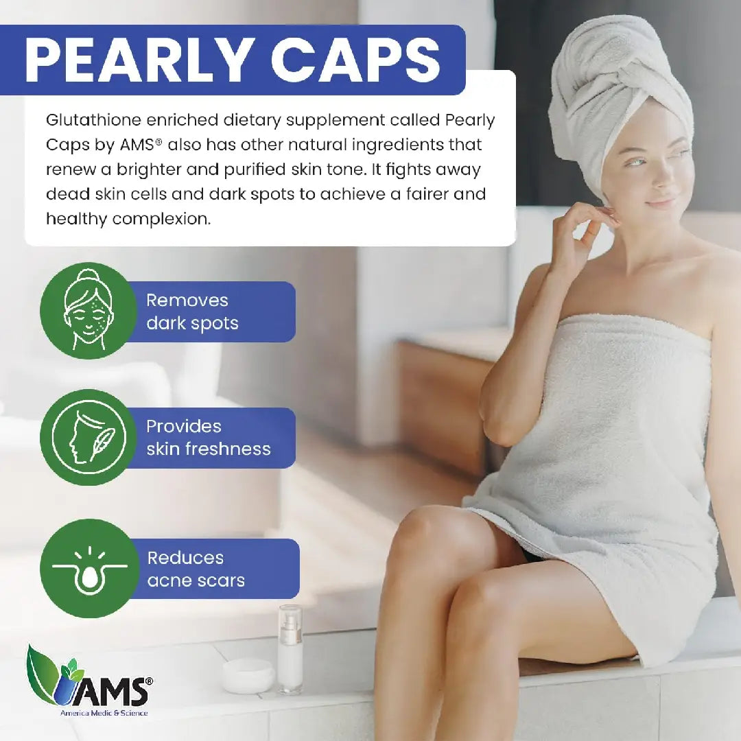 AMS PEARLY SKIN WHITENING CAP 60s
