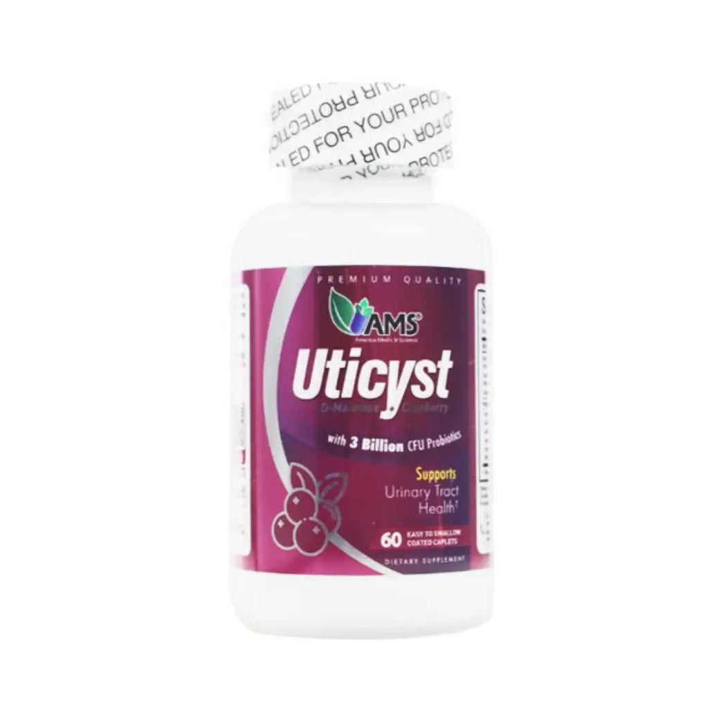 AMS Uticyst Capsules 60 Count – Urinary Tract Wellness Dietary Supplement