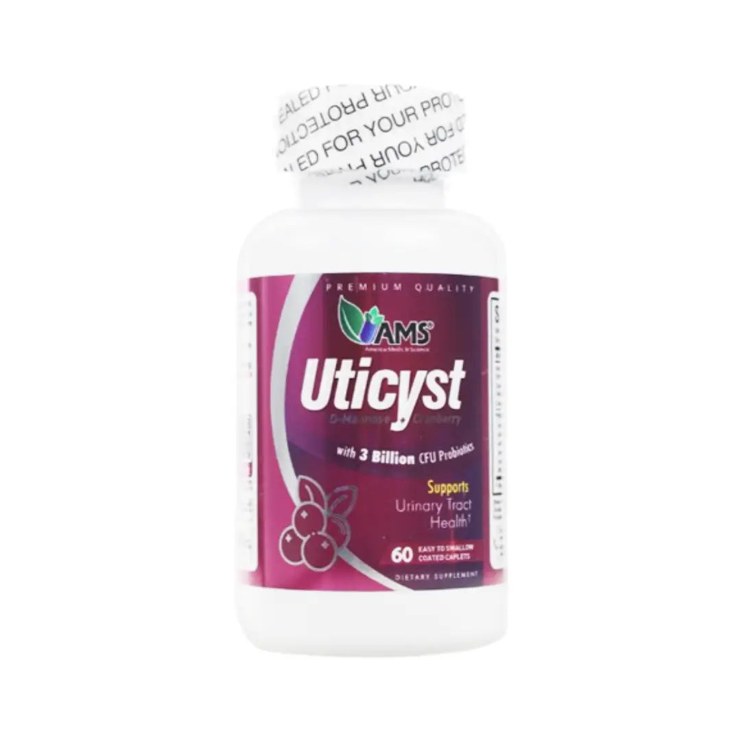 AMS Uticyst Capsules 60 Count – Urinary Tract Wellness Dietary Supplement