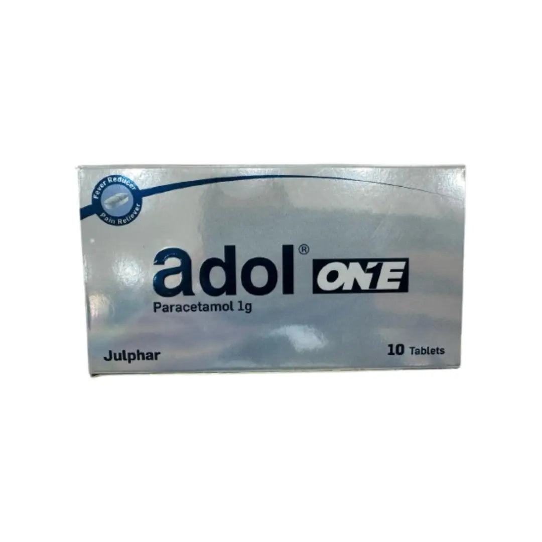 Adol One 1g Tablets 10s – Paracetamol Pain & Fever Support