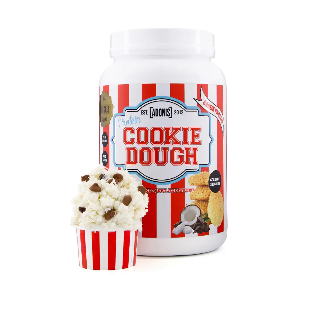 Adonis Protein Cookie Dough Coconut Choc Chip 1kg – 25 Servings