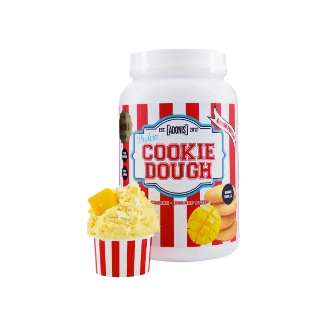ADONIS Protein Cookie Dough Mango Vanilla 1kg – High Protein Dessert Mix, 25 Servings