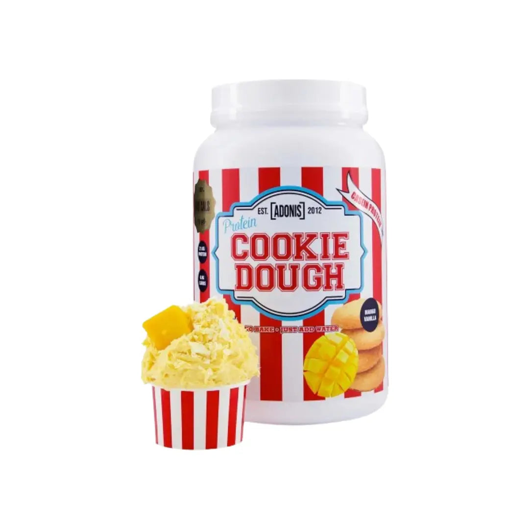 ADONIS Protein Cookie Dough Mango Vanilla 1kg – High Protein Dessert Mix, 25 Servings