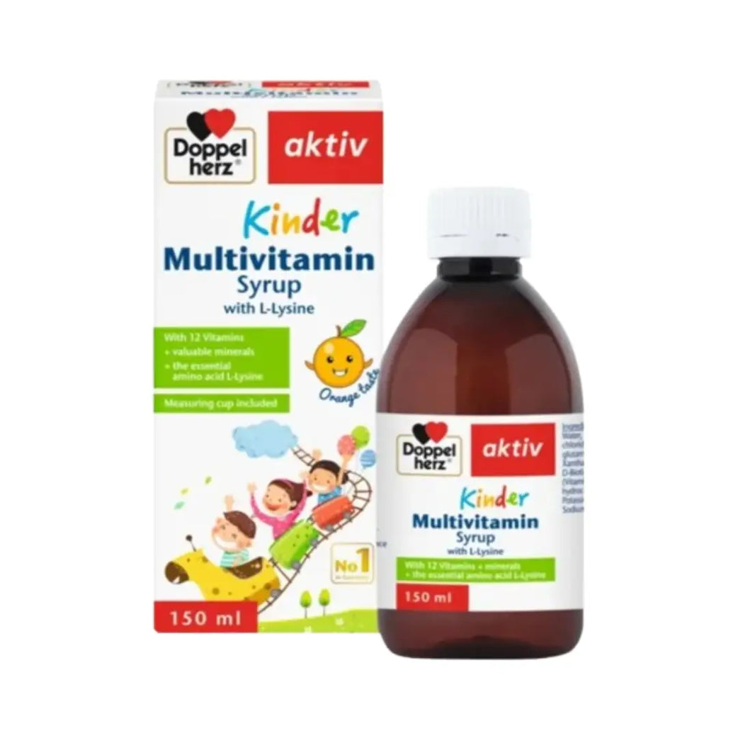 Doppelherz Aktiv Kinder Multivitamins Lysine Syrup 150ML