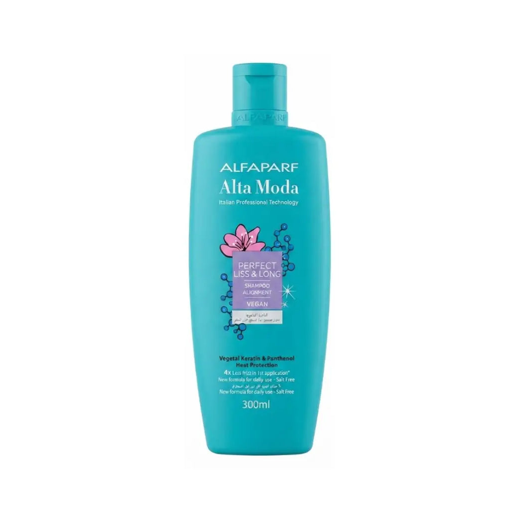 Alfaparf Alta Moda Perfect Liss & Long Shampoo 300ml – Smoothing Hair Shampoo
