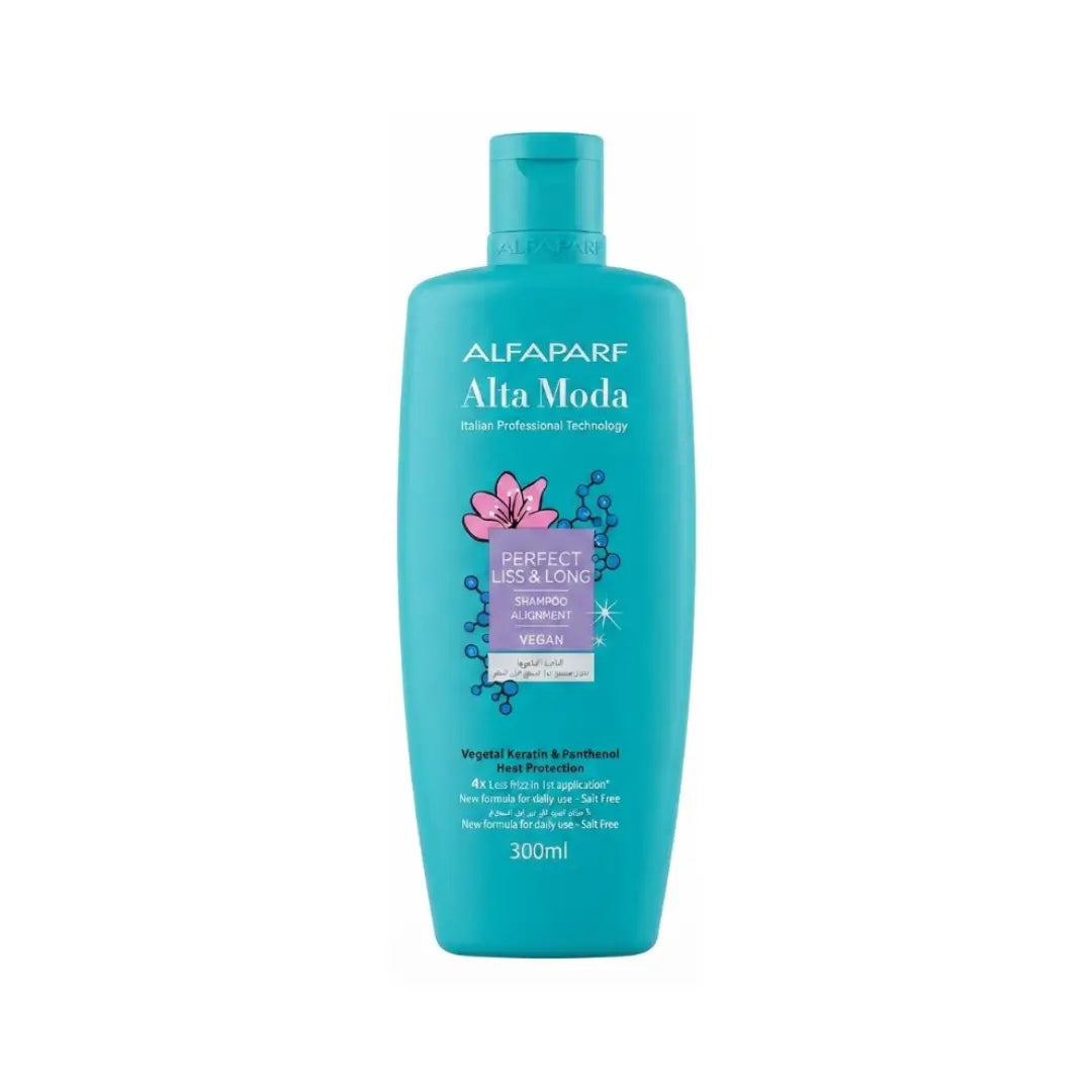 Alfaparf Alta Moda Perfect Liss & Long Shampoo 300ml – Smoothing Hair Shampoo