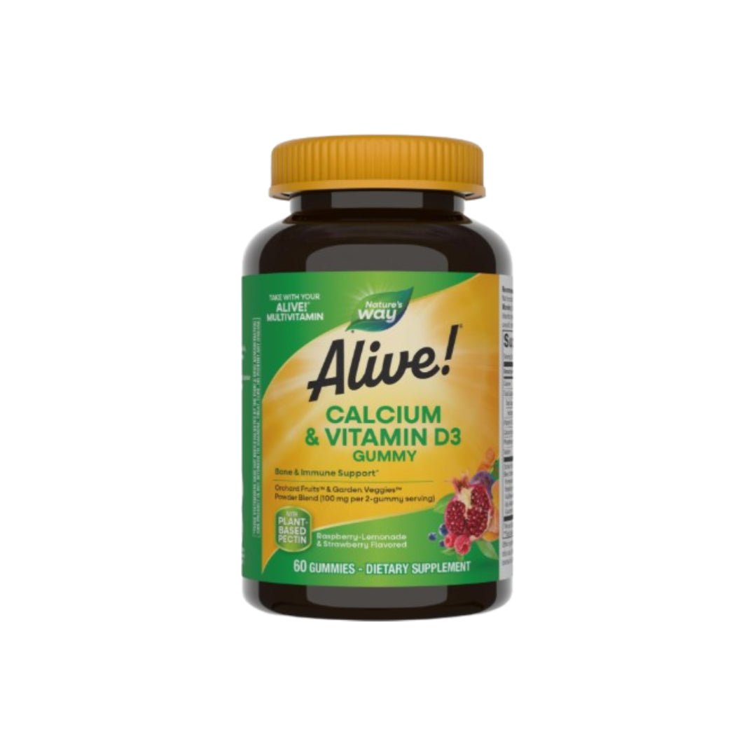 Nature's Way Alive Daily Calcium & Vitamin D3 Gummies 60's