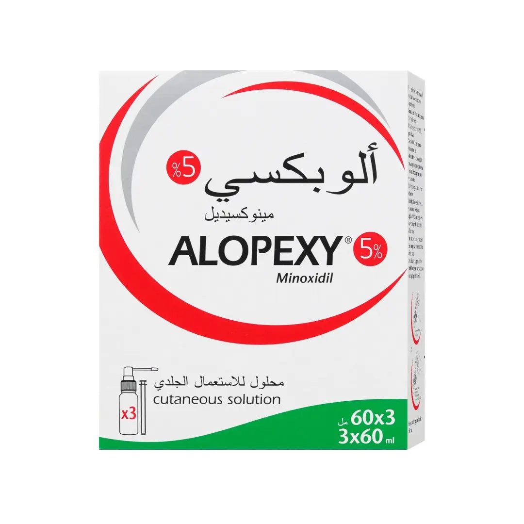 Alopexy 5% Minoxidil 60ml 3s – Topical Hair Loss Treatment