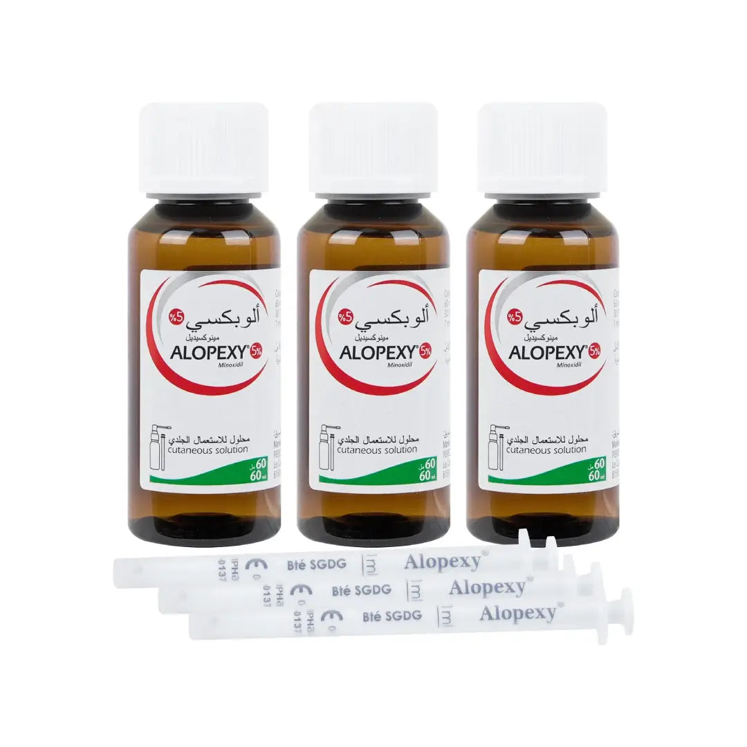 Alopexy 5% Minoxidil 60ml 3s – Topical Hair Loss Treatment