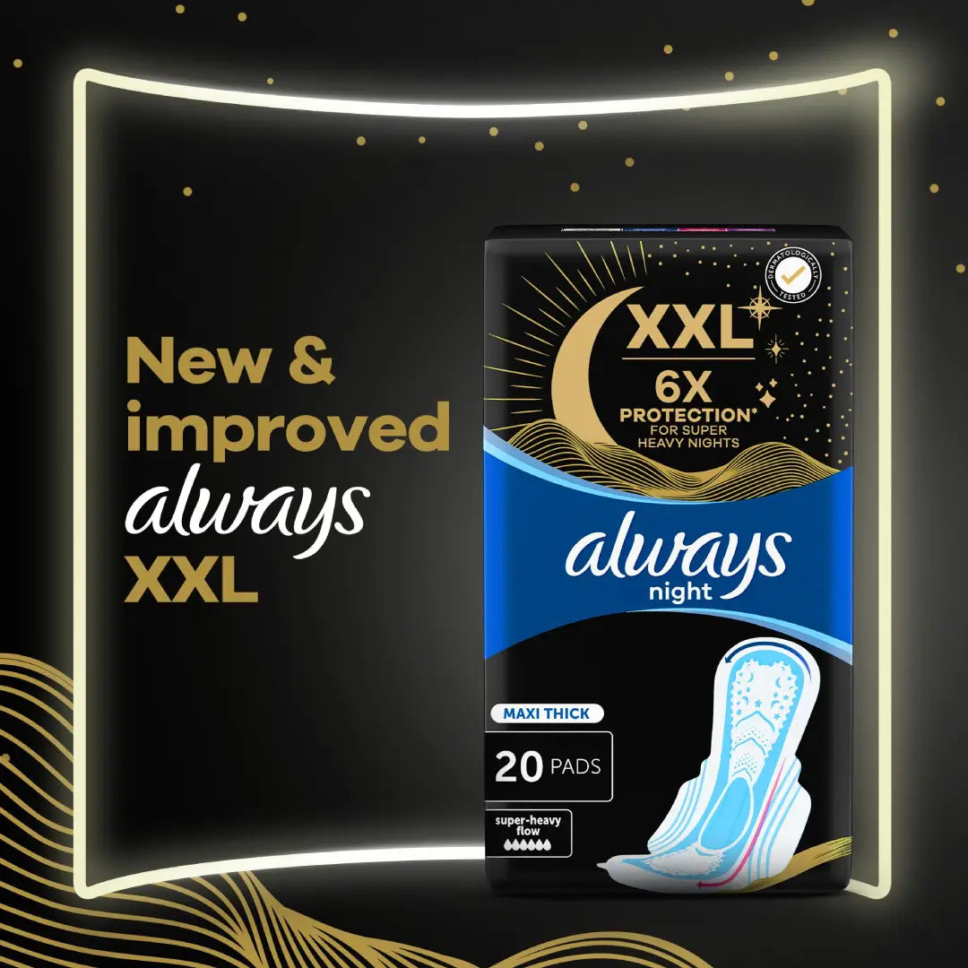 Always Dreamz Maxi Thick Heavy Night Pad With Wings 7S sanitary pads