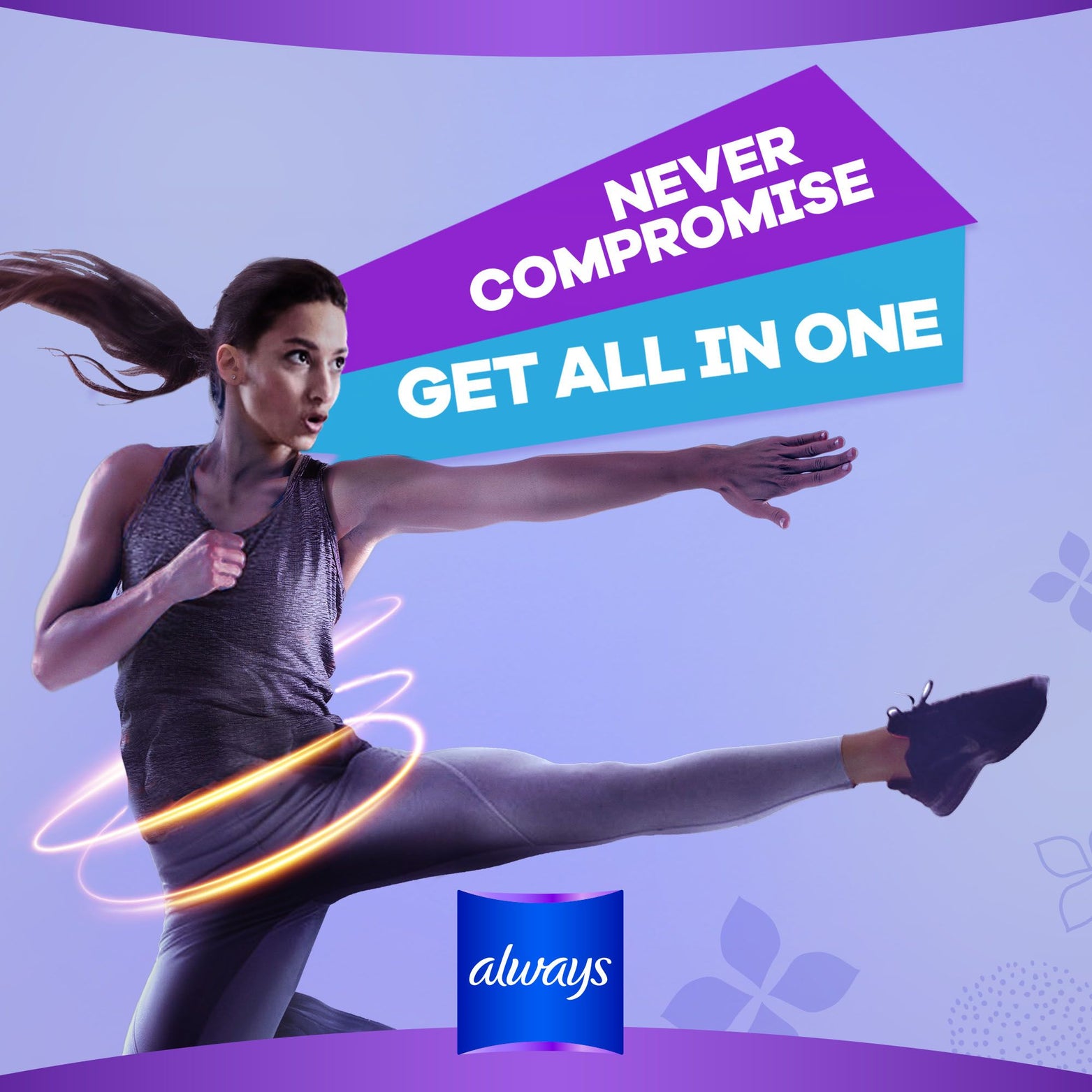 Always All In One Ultra Thin With Wings Pad 14S sanitary pads