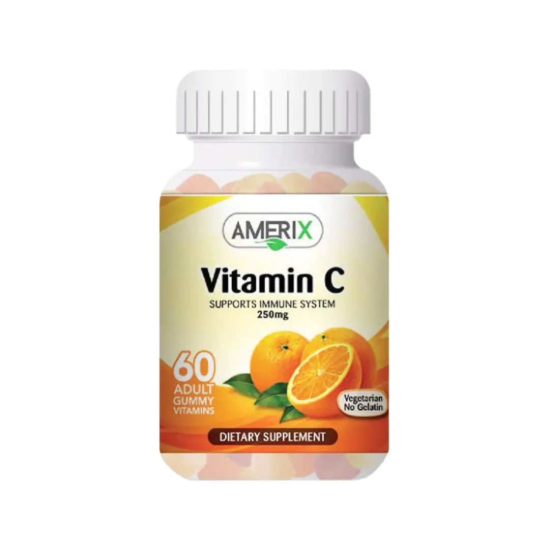 Amerix Vitamin C Adult Gummies 60s Orange Flavored Vitamin C Dietary Supplement