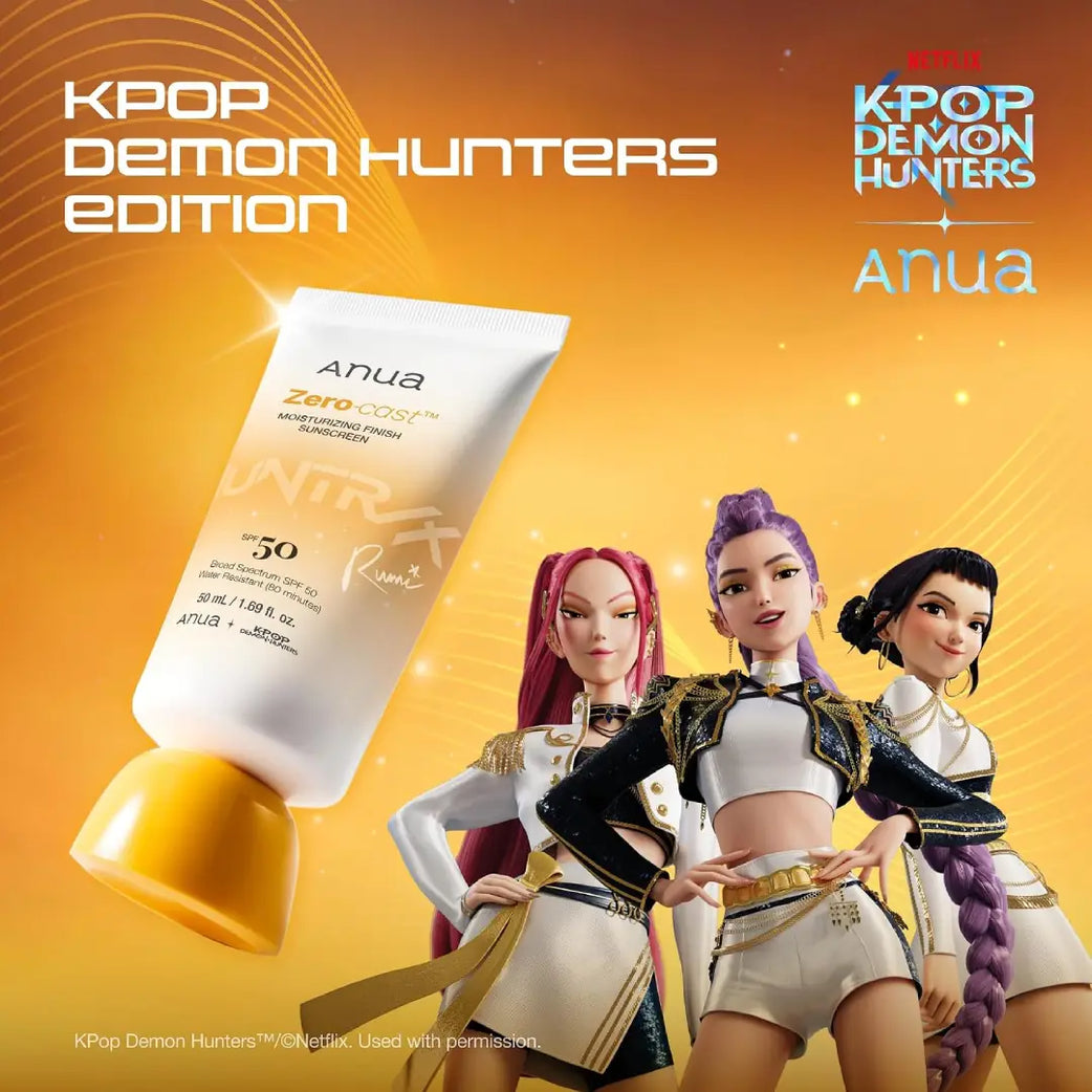 Anua K-Pop Demon Hunters Zero-Cast Moisturizing Sunscreen SPF50+ 50ml