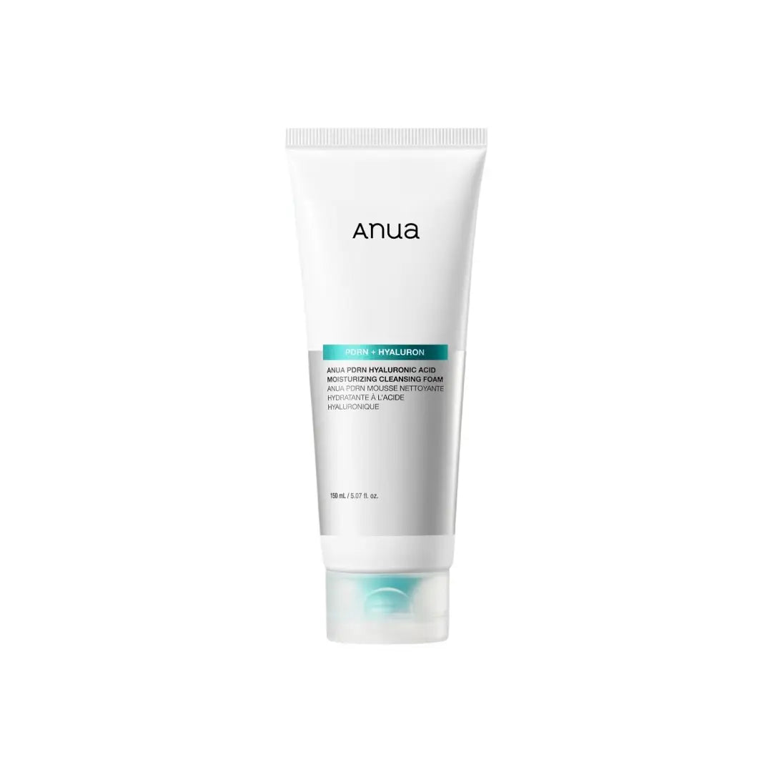 Anua PDRN Hyaluronic Acid Moisturizing Cleansing Foam 150ml moisturizing facial cleanser