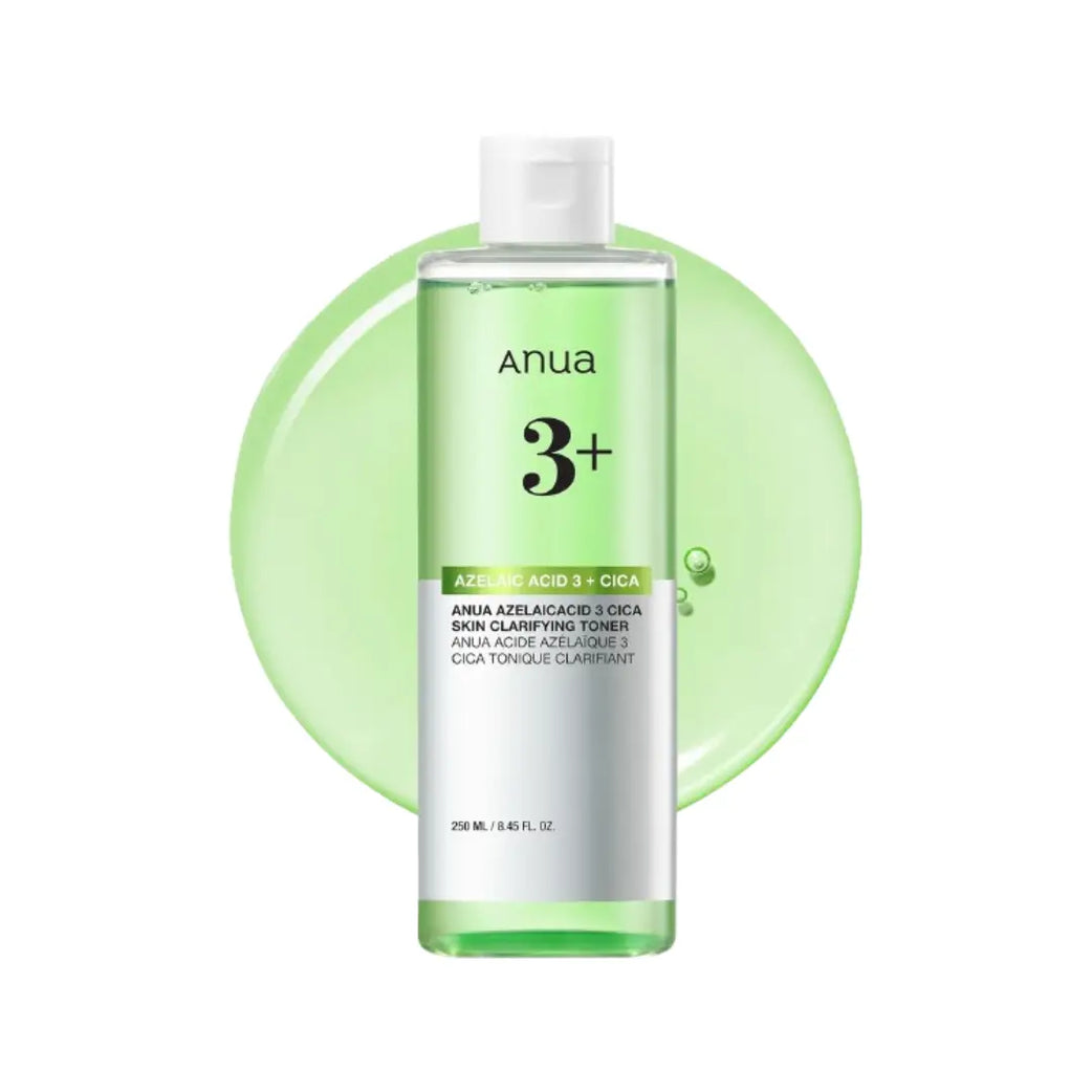 Anua Azelaic Acid 3% + Cica Clarifying Toner 250ml Gentle Clarifying and Soothing Facial Toner