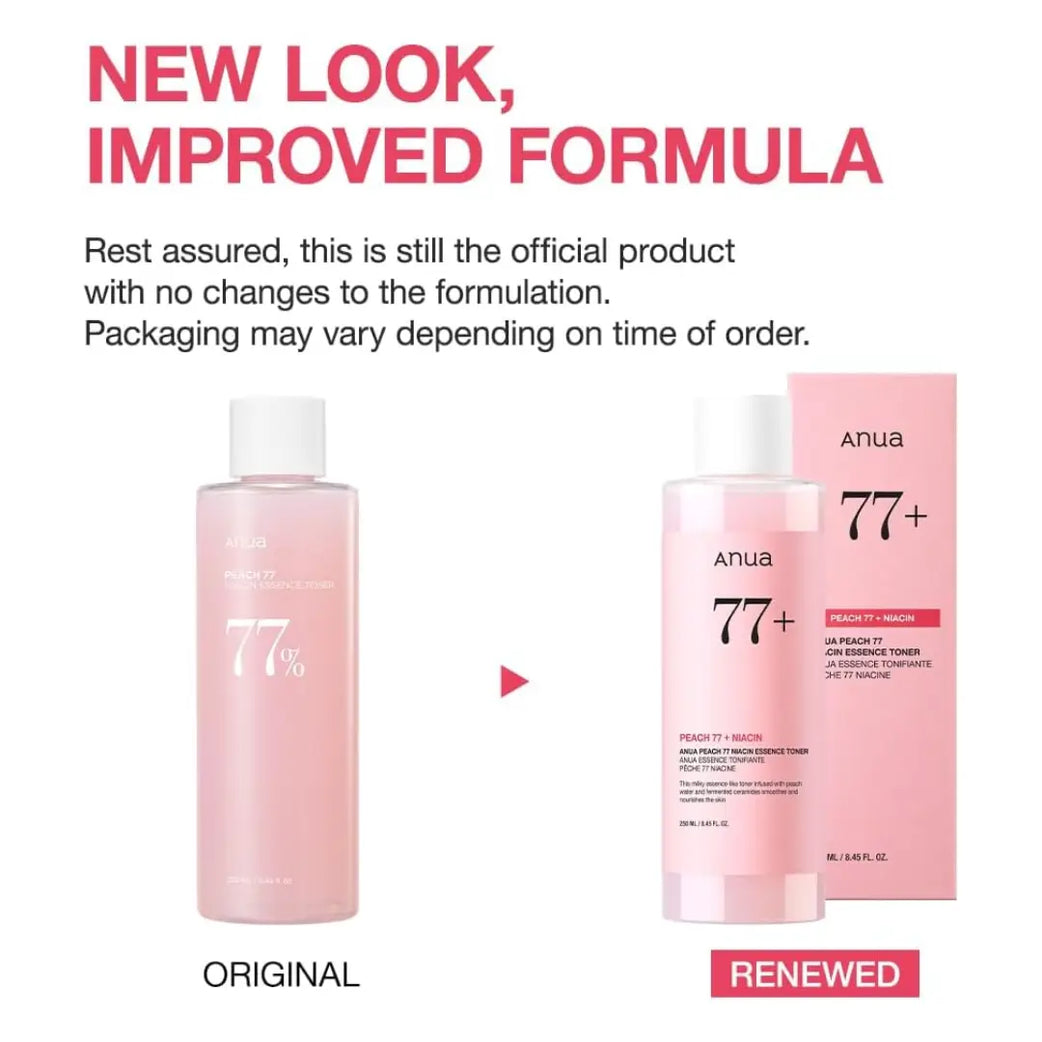 Anua Peach 77% Niacin Essence Toner 250ml