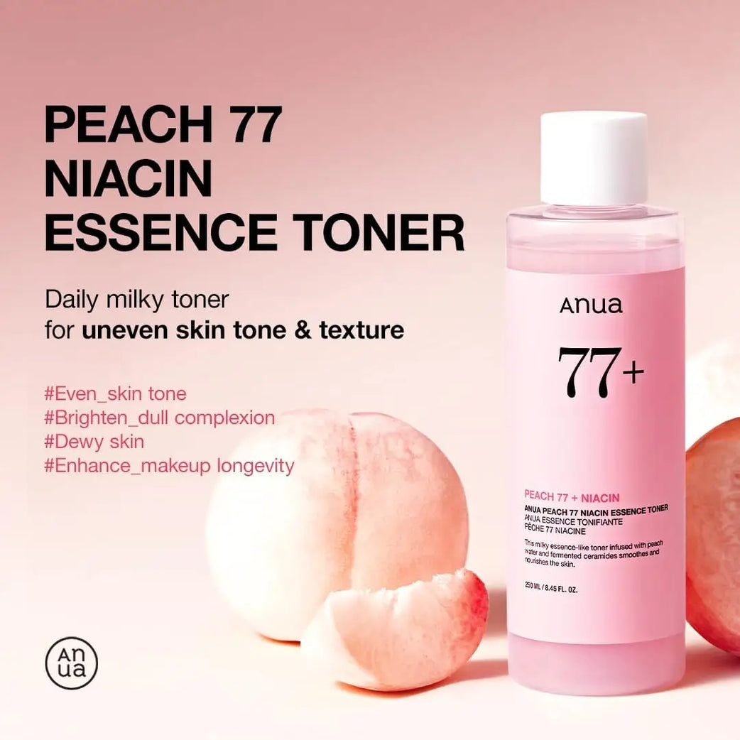 Anua Peach 77% Niacin Essence Toner 250ml