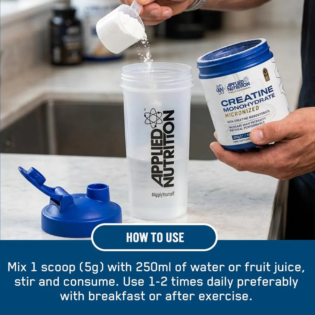 Applied Nutrition Creatine Monohydrate Micronized 250g Serv 50