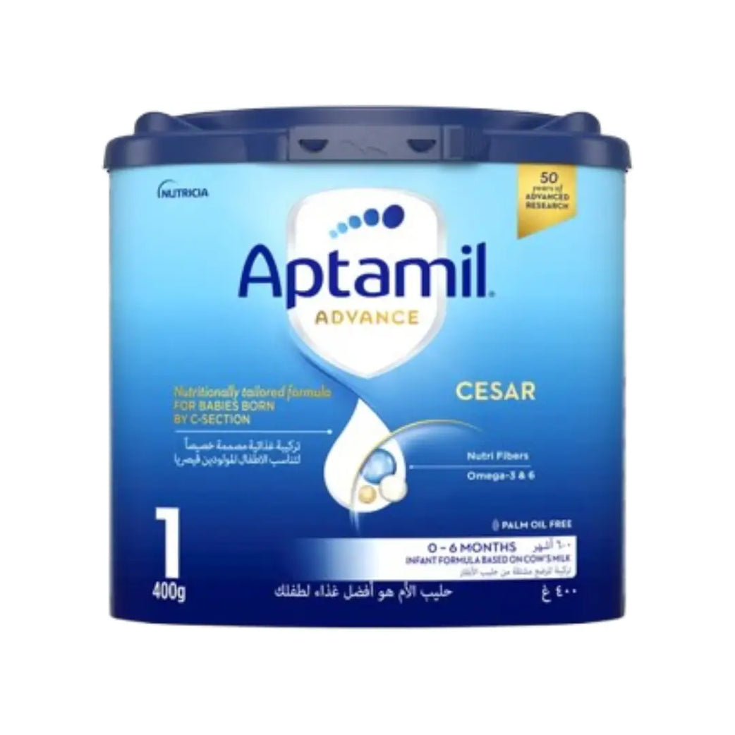 Aptamil Advance Cesar 1 Infant Milk Formula 400g – First Stage Baby Formula with Essential Nutrients for Newborn Growth & Development