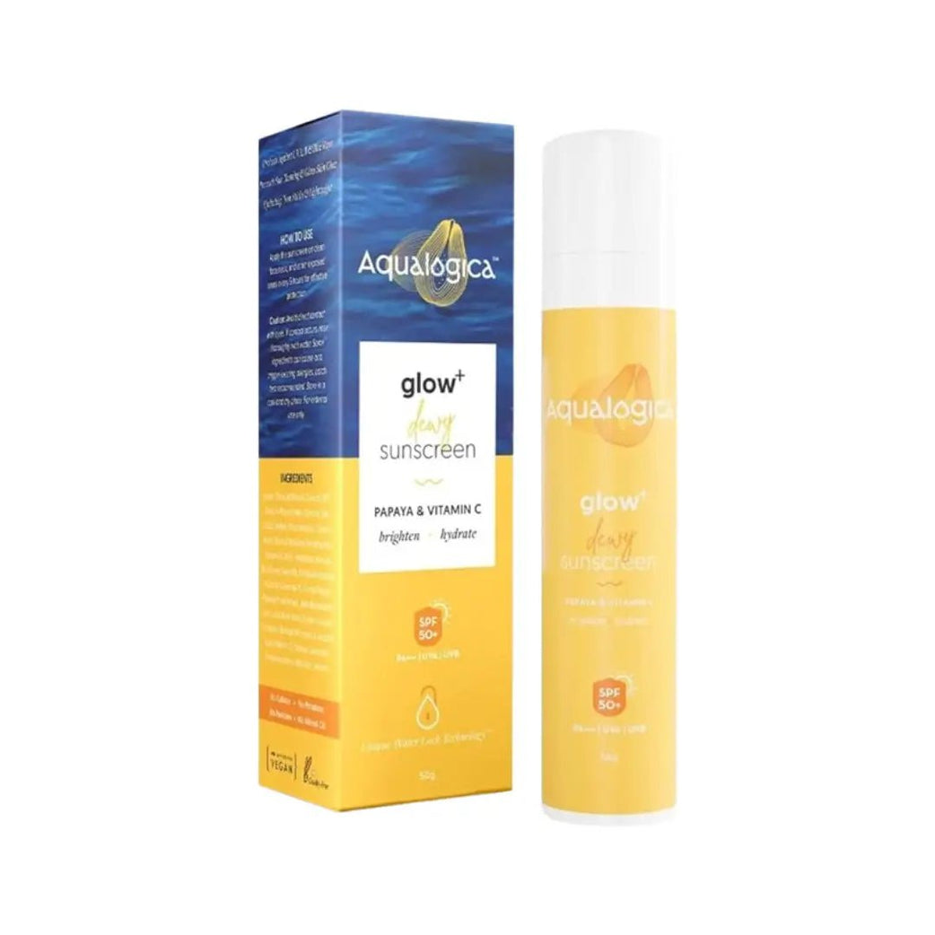 Aqualogica SPF50+ Glow + Dewy Sunscreen 50G
