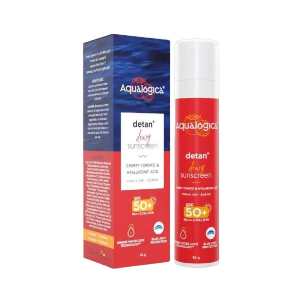 Aqualogica SPF50+ Detan + Dewy Sunscreen 50G