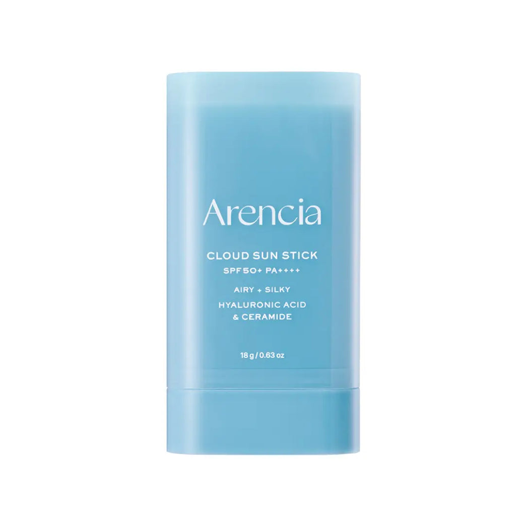 Arencia Cloud Sunstick SPF 50+ 18g – Lightweight Facial Sunscreen Stick