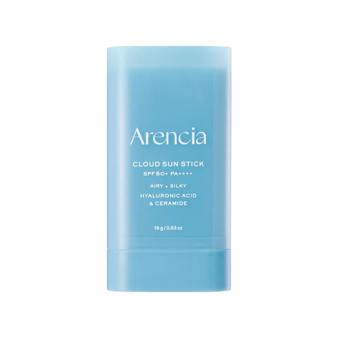 Arencia Cloud Sunstick SPF 50+ 18g – Lightweight Facial Sunscreen Stick
