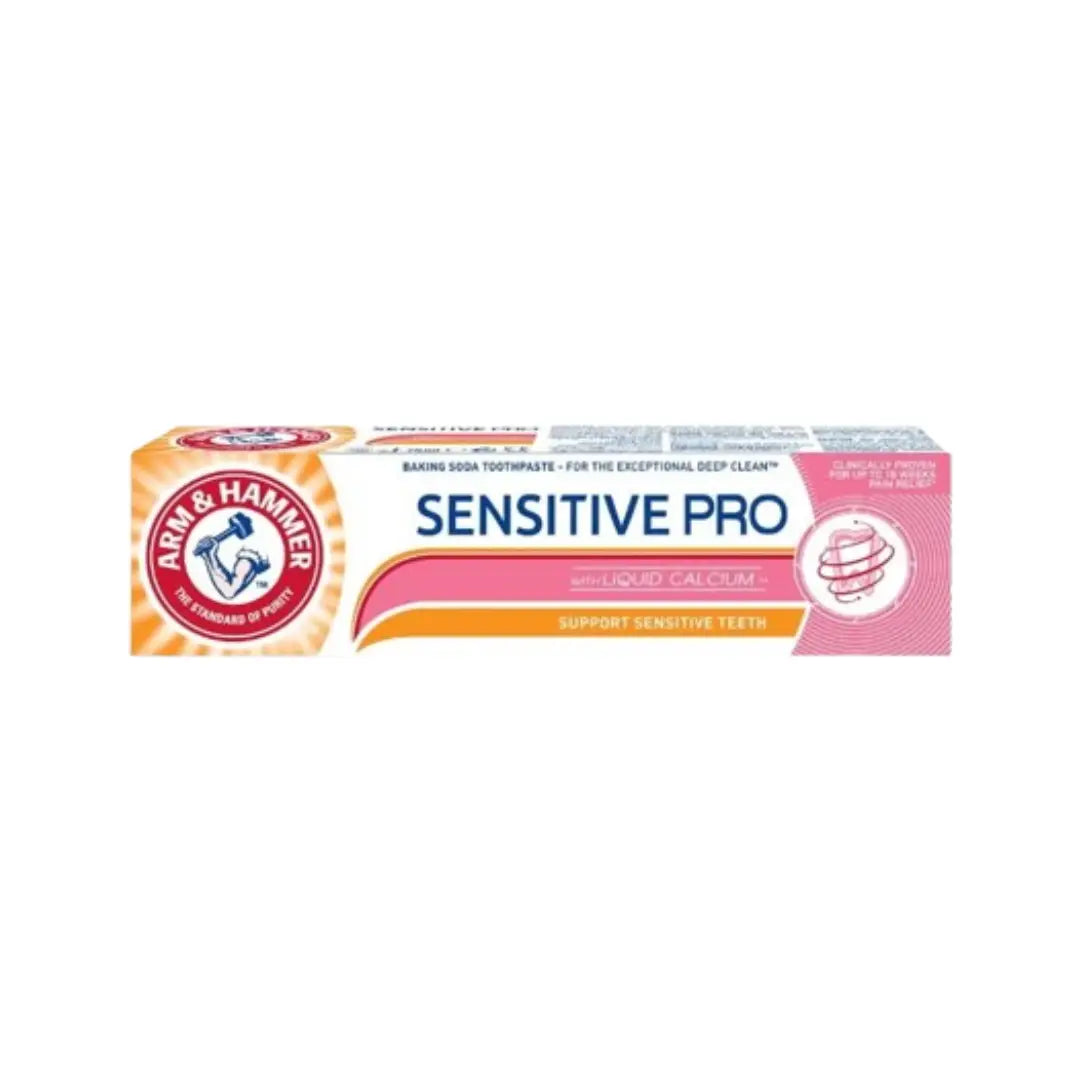 Arm & Hammer Sensitive Pro Toothpaste 75ml Fluoride Toothpaste for Sensitive Teeth and Daily Oral Care