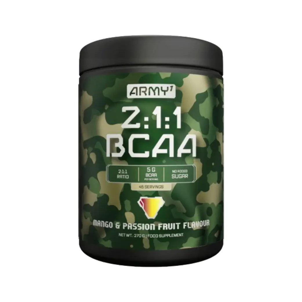 Army 1 BCAA Mango & Passion Fruit Flavor Powder for Active Lifestyle