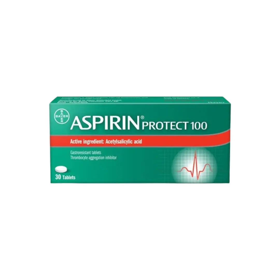 Aspirin Protect 100mg Tablets 30s – Heart & Cardiovascular Support Supplement