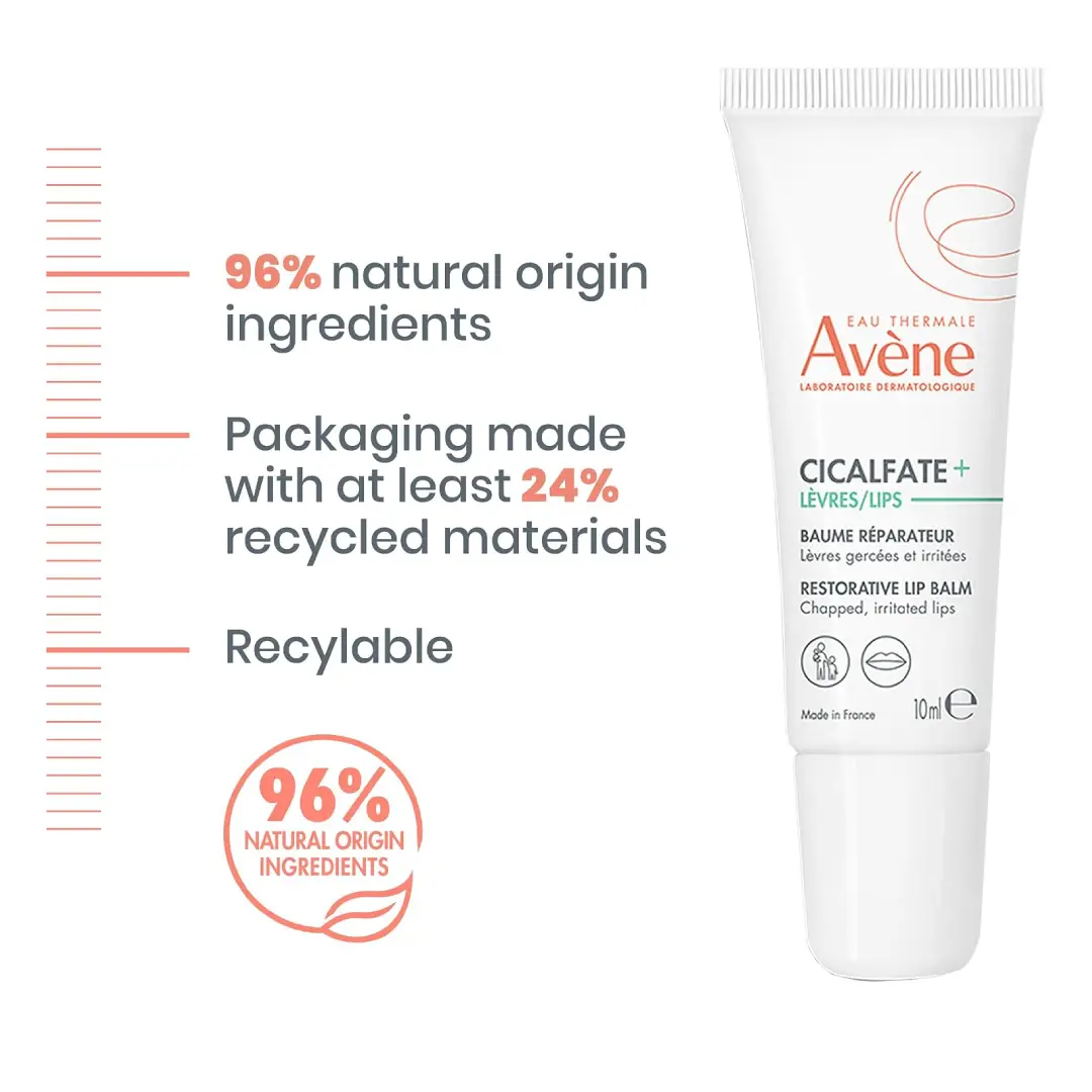 Avène Cicalfate+ Repair Lip Balm 10ml – Nourishing Protective Balm for Dry & Chapped Lips