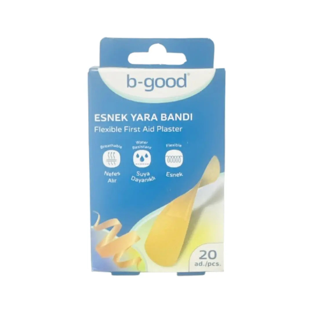 B-Good Flexible First Aid Plaster 20s B880 | Flexible Adhesive Bandages for Minor Cuts & Scrapes