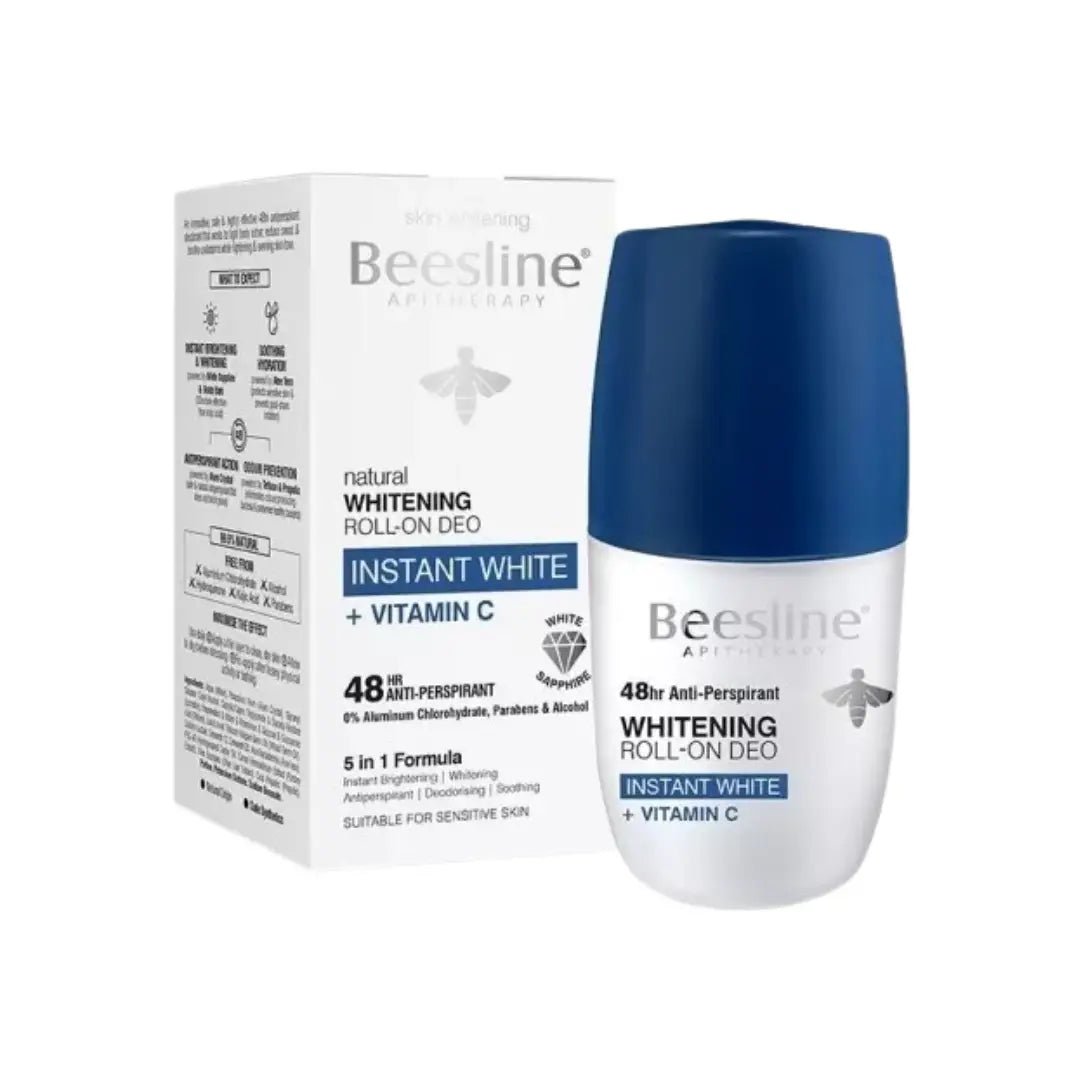 BEESLINE 5in1 Natural Whitening 48h Deo Roll On Instant White +Vitamin C 50ml