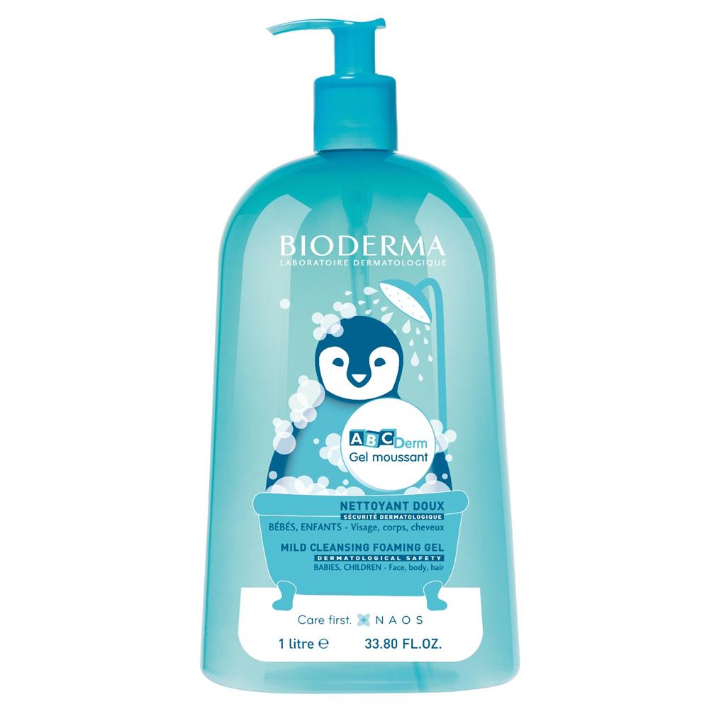 BIODERMA ABC DERM GEL MOUSSANT PUMP 1L