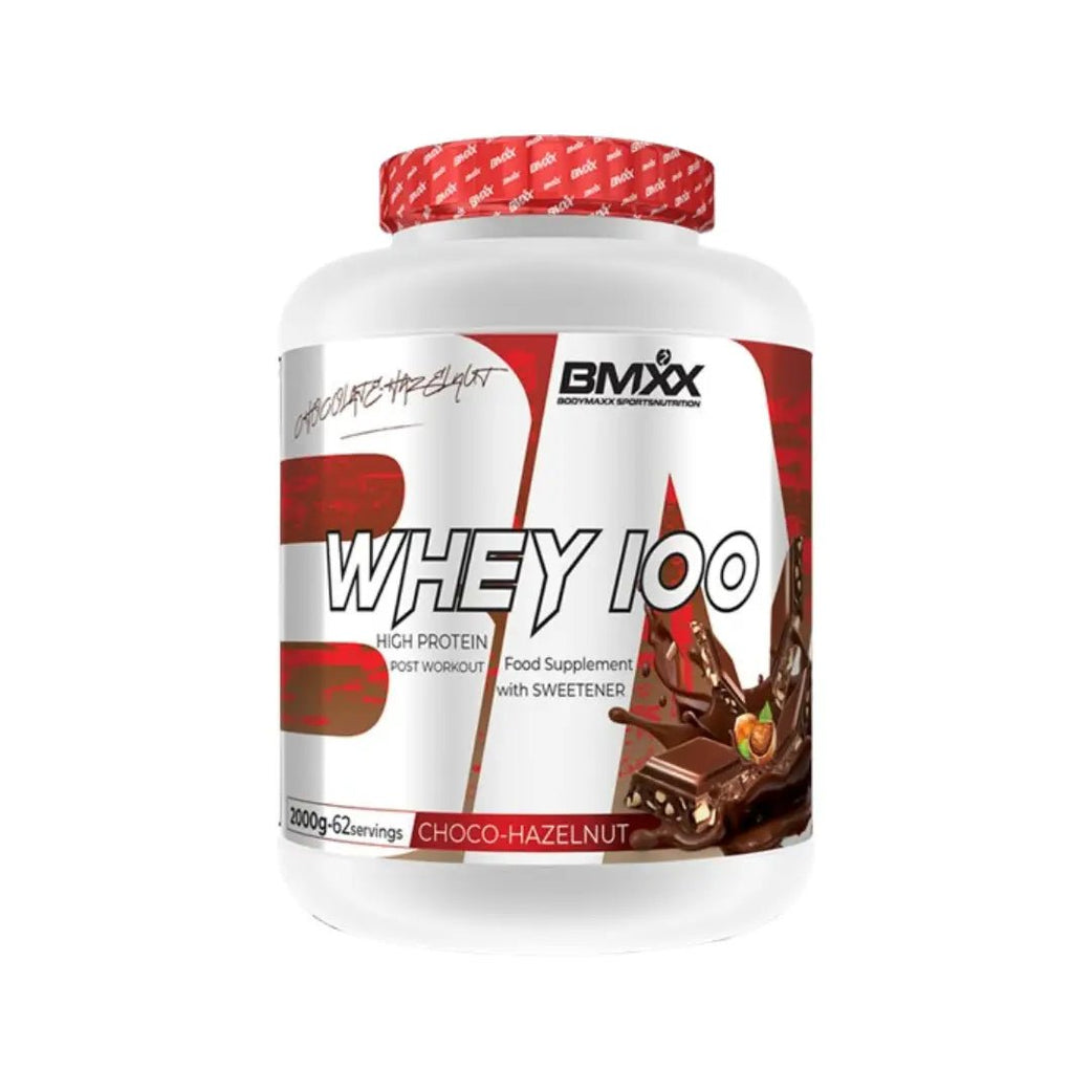BMXX Whey 100 2kg Choco Hazelnut Serv 62