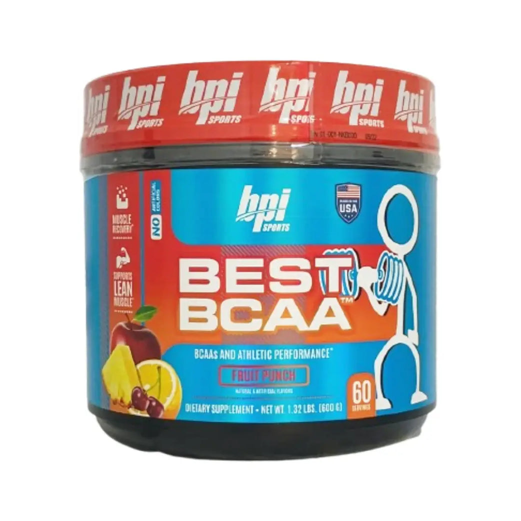 BPI Sports Best BCAA 600g Fruit Punch Powder – 60 Servings