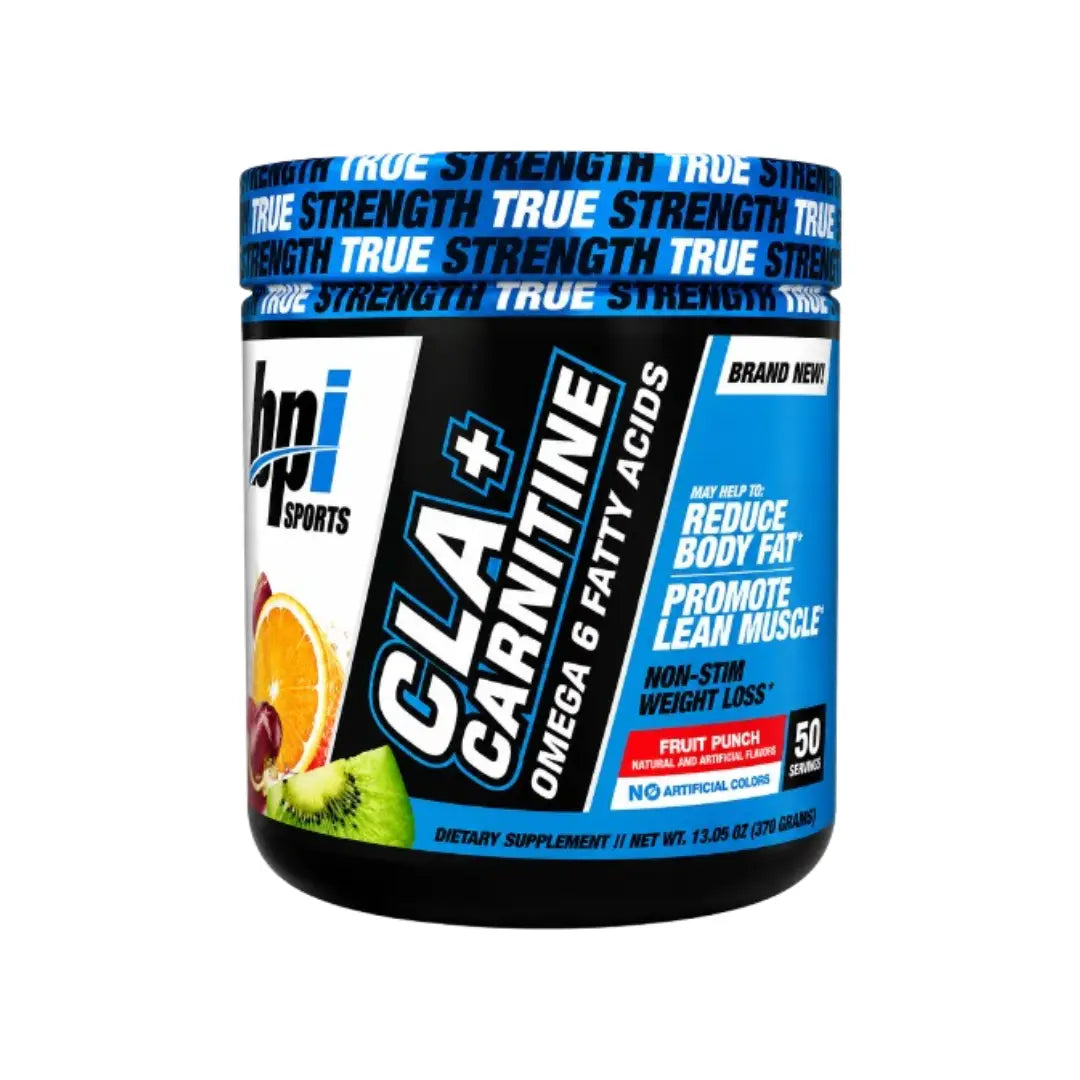 BPI Sports CLA + Carnitine Fruit Punch 370g – 50 Servings Sports Nutrition Powder