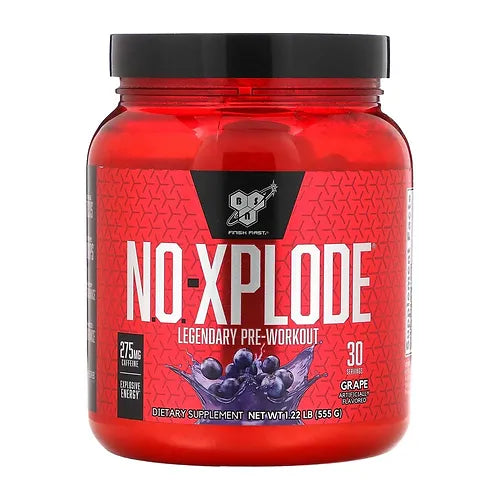 BSN NO XPLODE PREWORKOUT 1.22LB GRAPE SERV 30